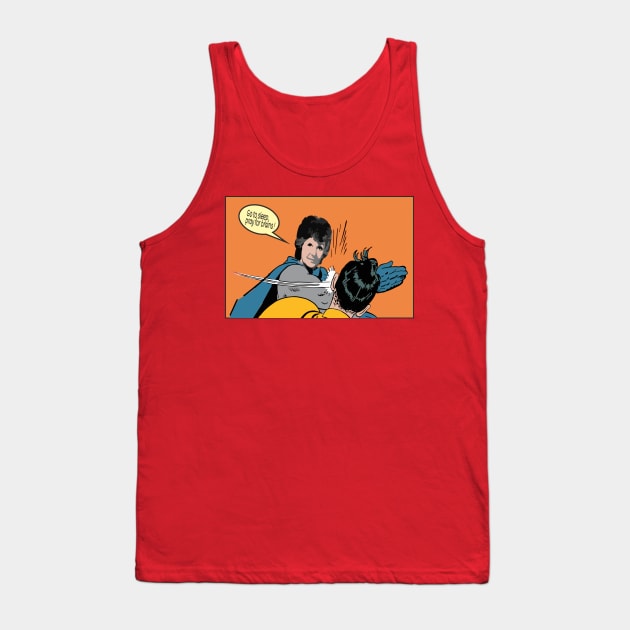 Golden Smash Tank Top by mugimugimetsel